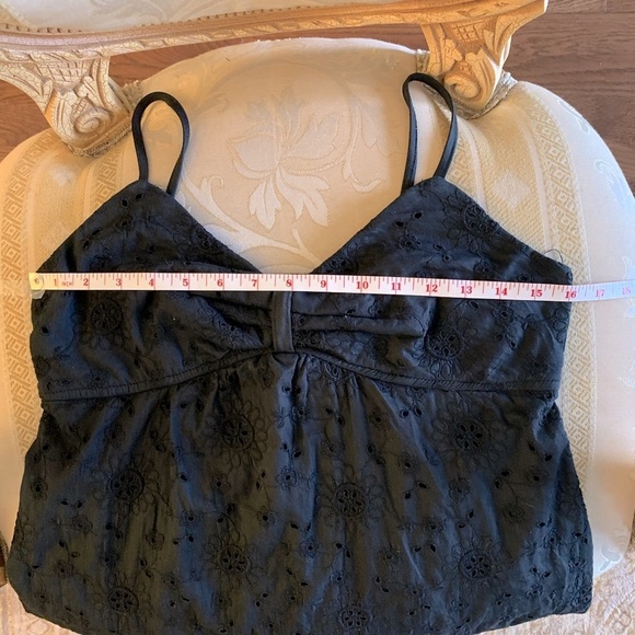 Black Eyelet Dress Size 6 - Picture 4 of 6